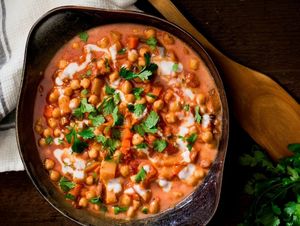 Potée de pois chiches à l'orientale